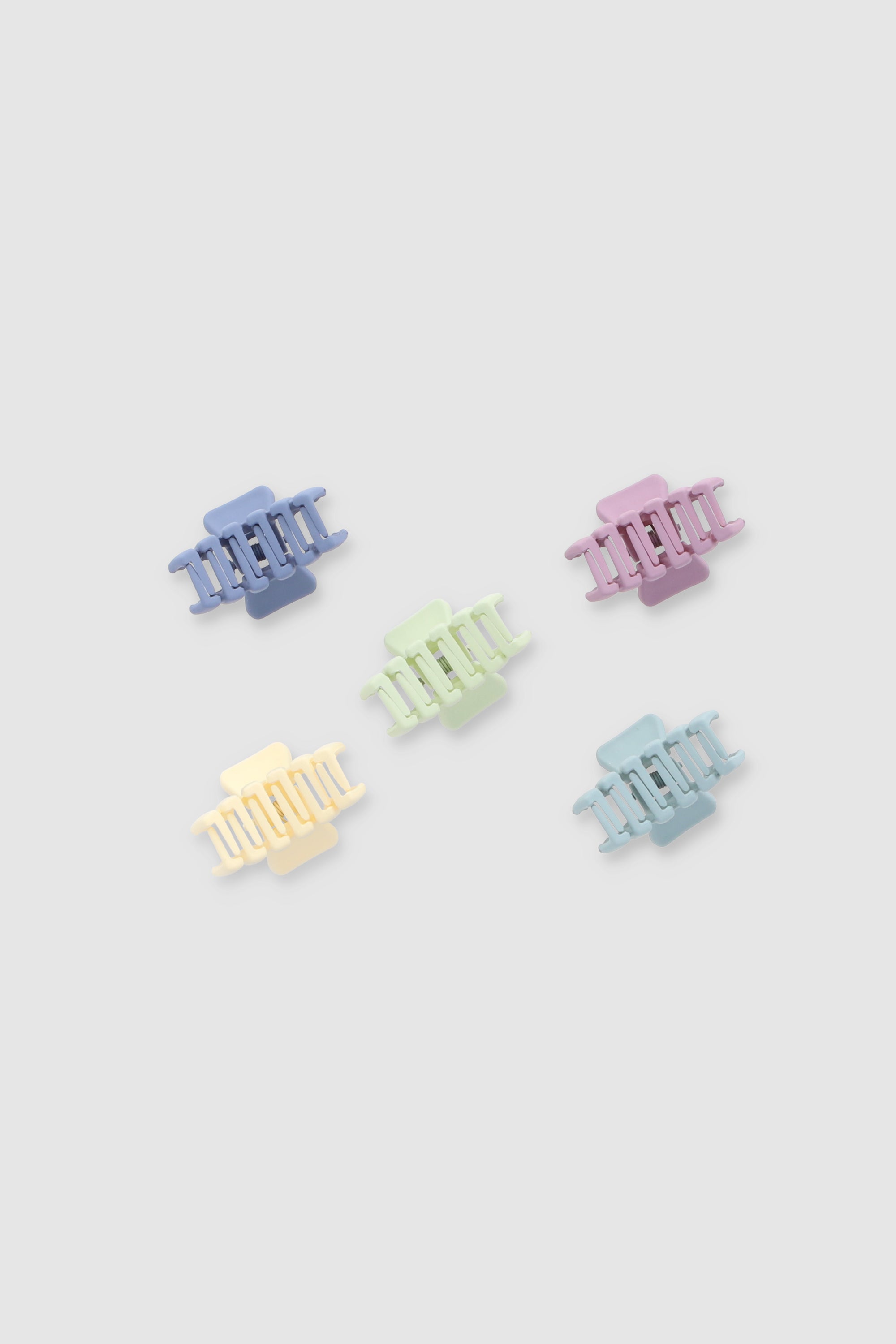 Set 6 pieces Midi mate clamp MULTICOLORED