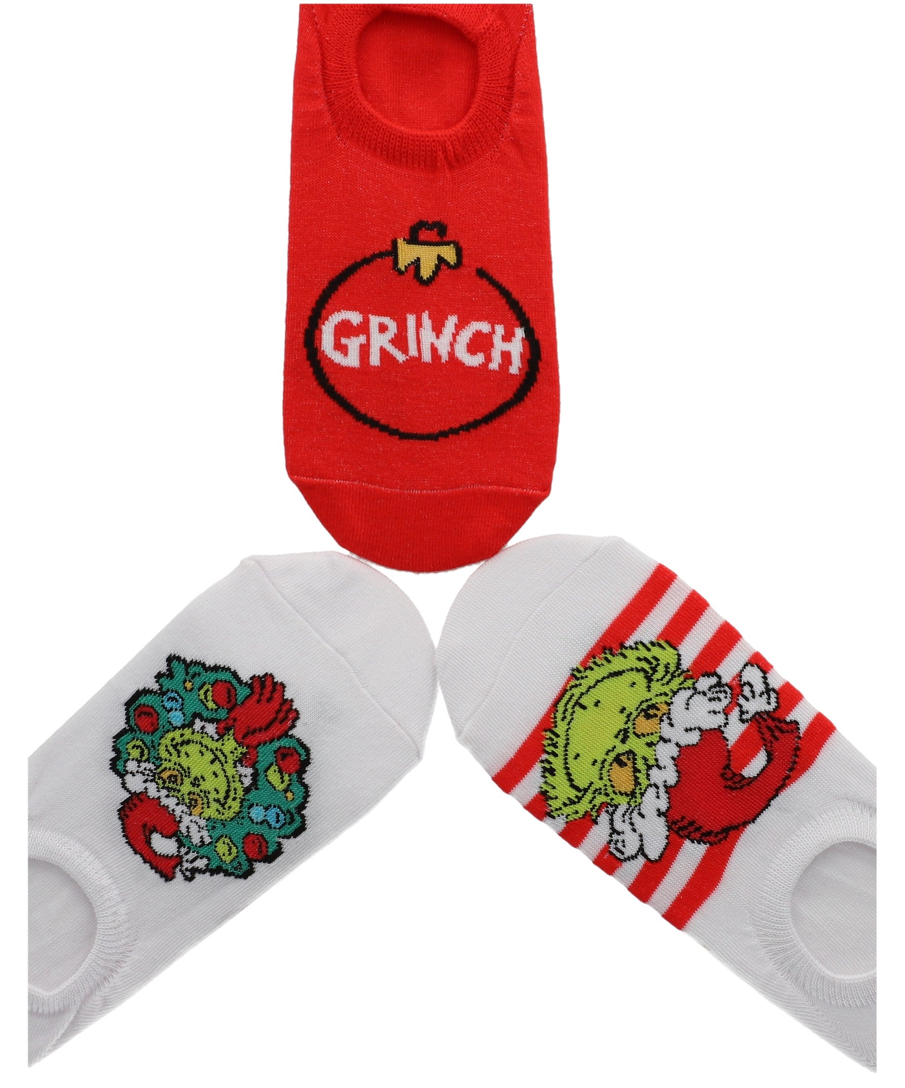 3 Pr Cubrepie Grinch ROJO