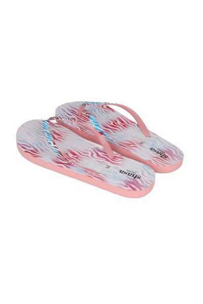 Flip Flop Estampado Llamas ROSA COMBO