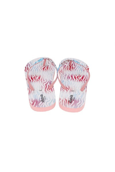 Flip Flop Estampado Llamas ROSA COMBO