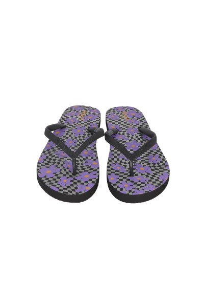 Flip Flops Flores Cuadros PURPLE