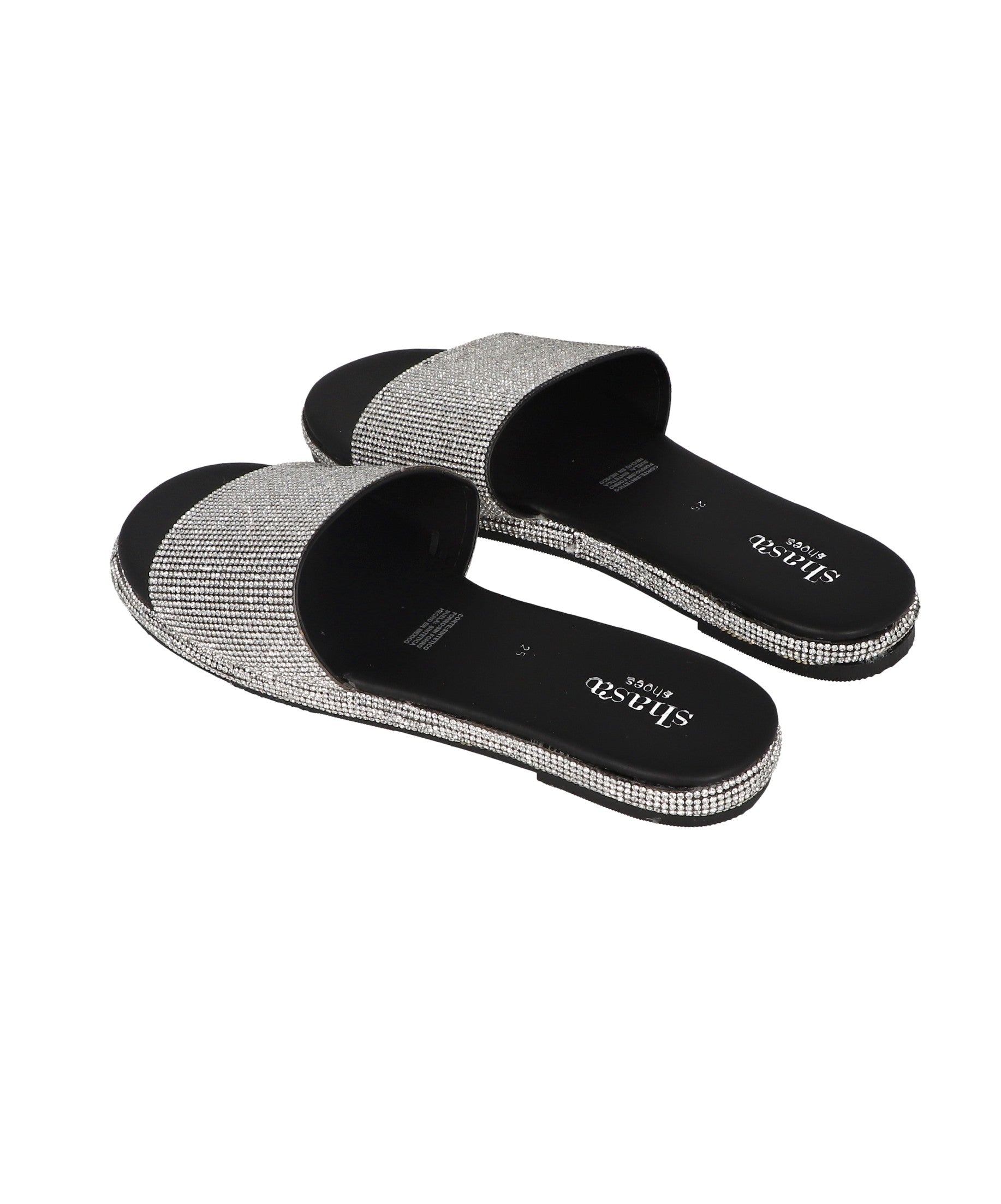 Sandal Pala Brillos BLACK