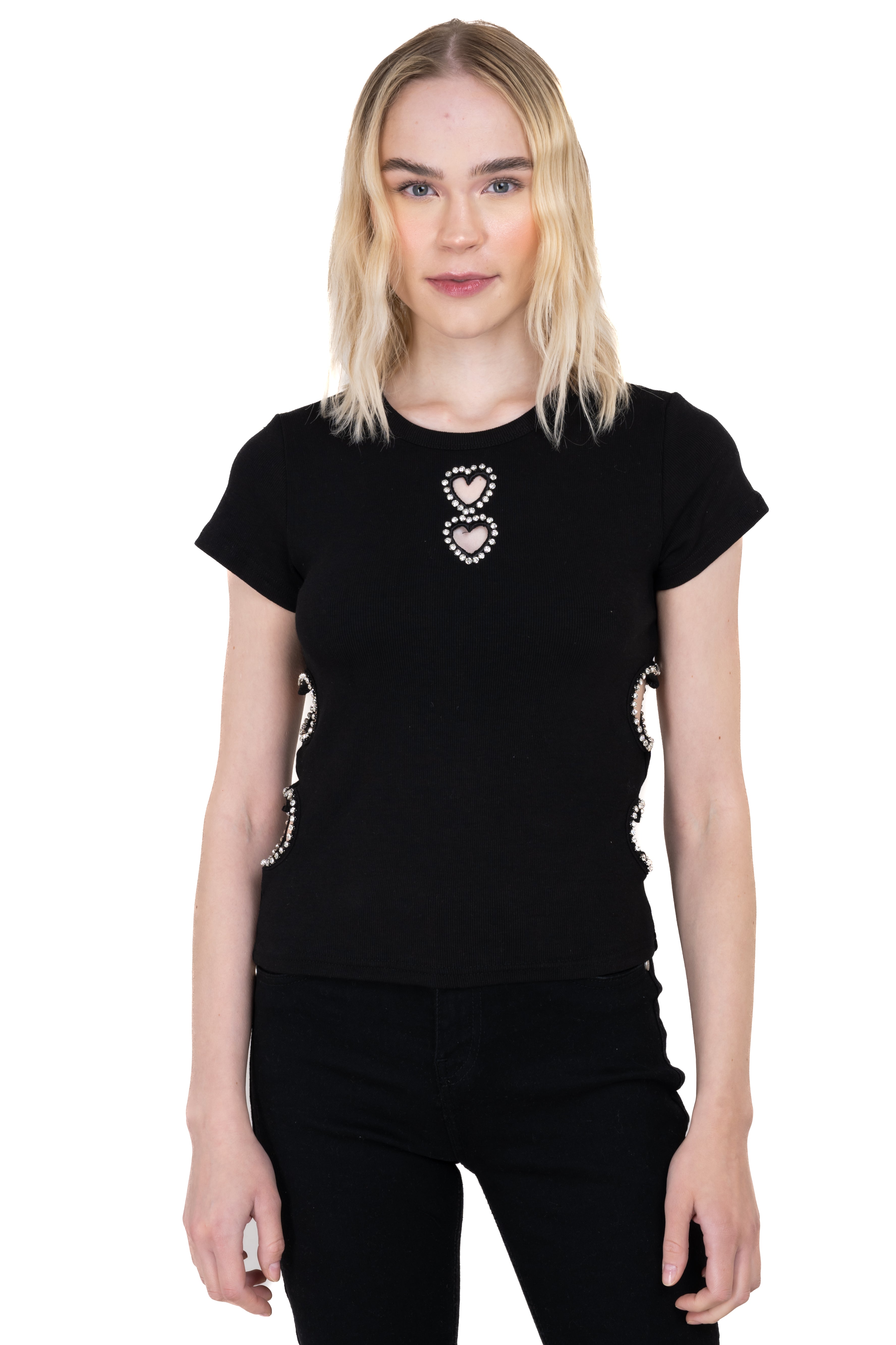 TOP OPENINGS HEARTS BRIGHTEES BLACK