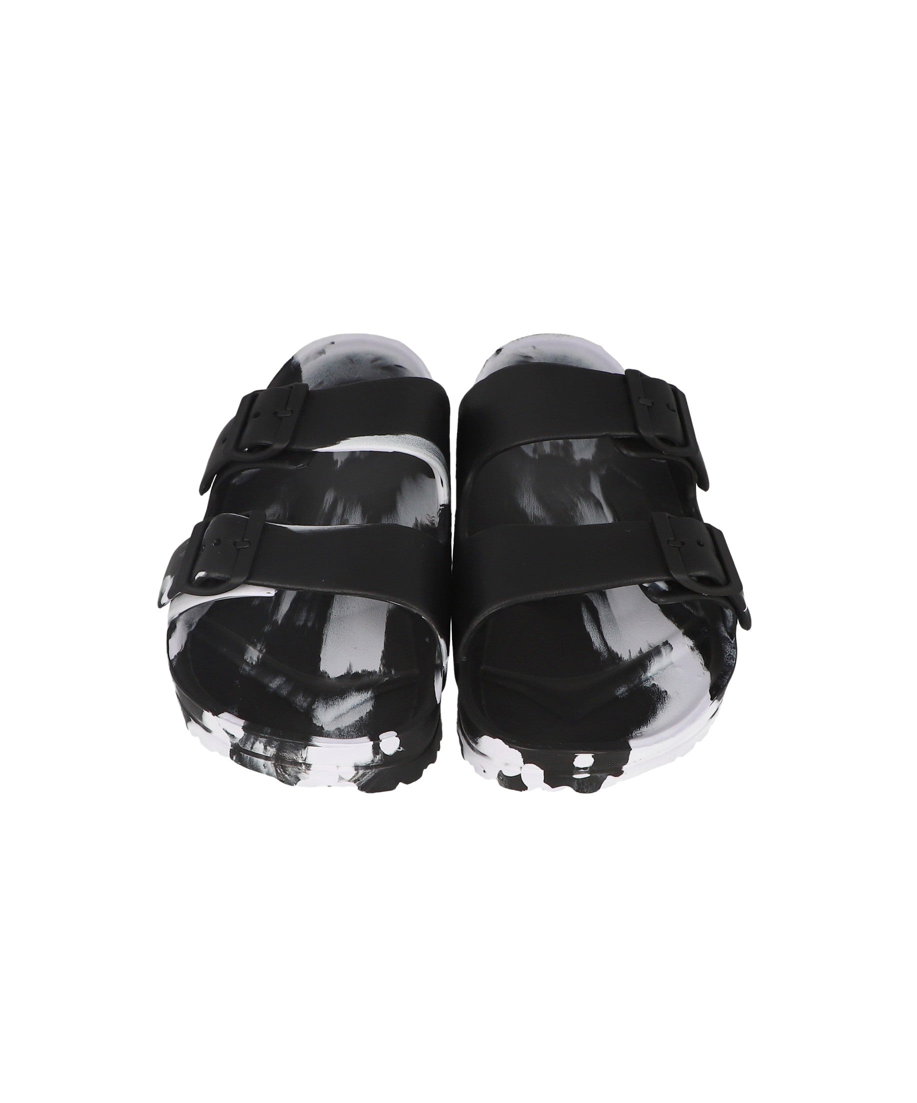 Sandal Tie Dye Hebillas White black