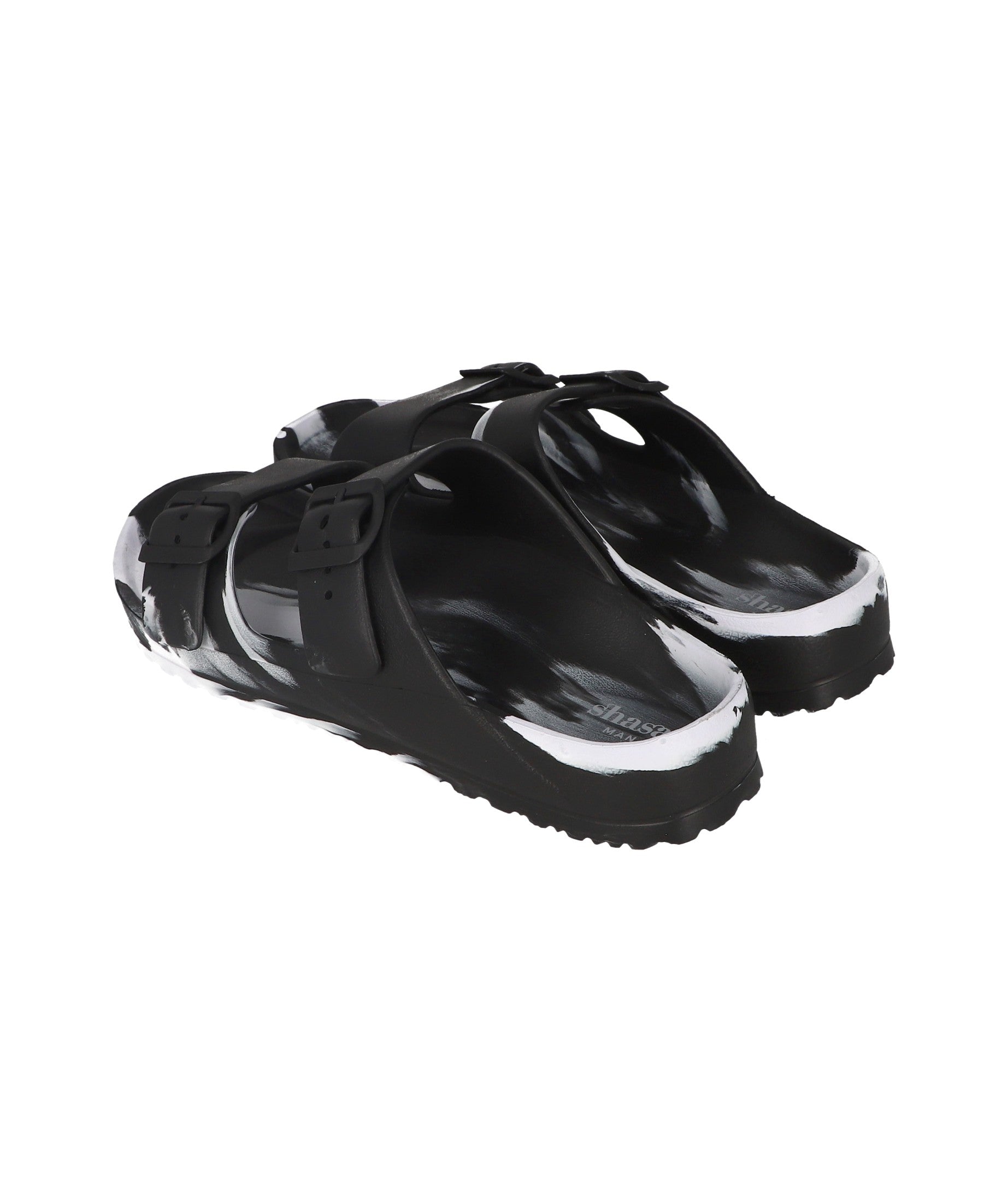 Sandal Tie Dye Hebillas White black