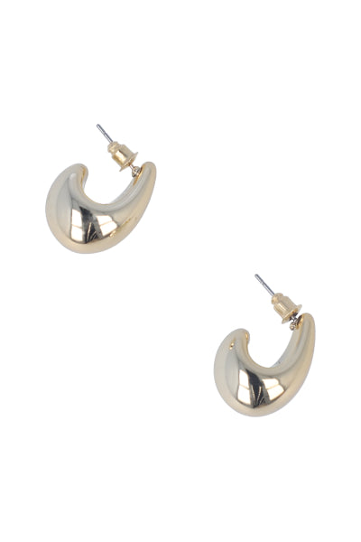 median drop earrings GOLD