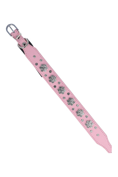 Pet collar traces shine PINK