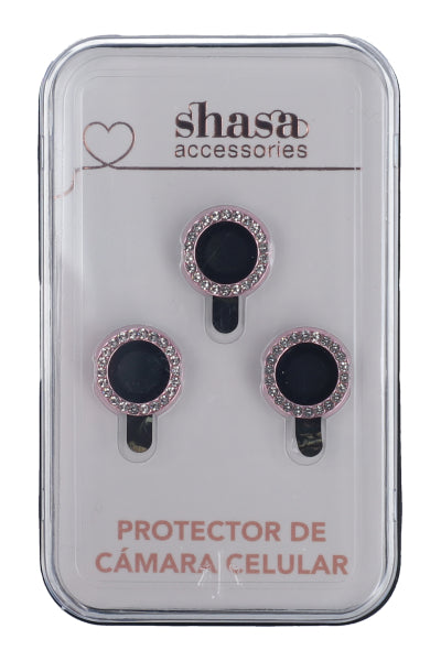 Protector Camara Brillos ROSA