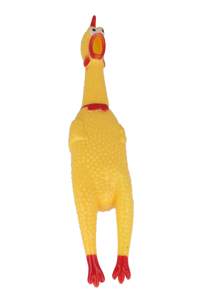 Pet toy chicken YELLOW