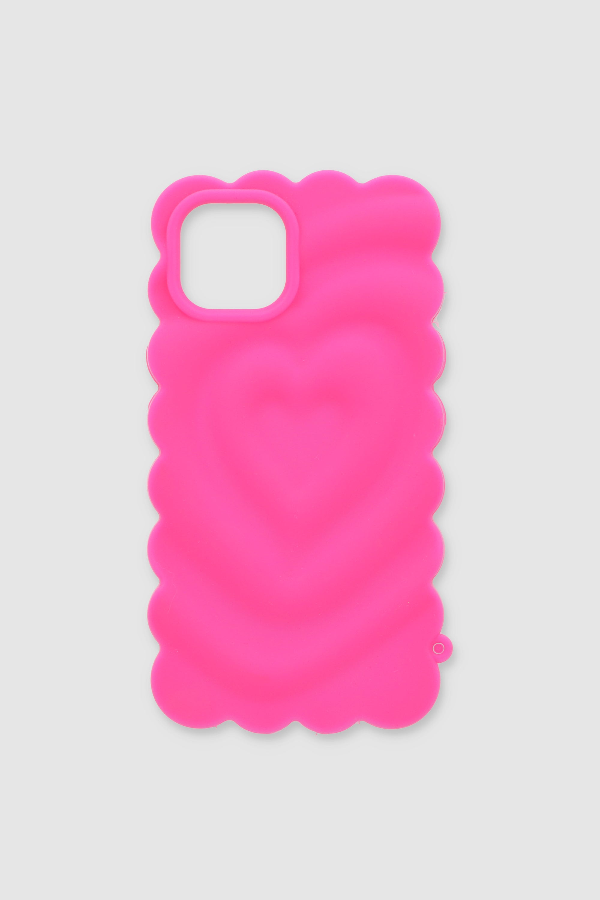 Funda celular corazón ondas i14 ROSA