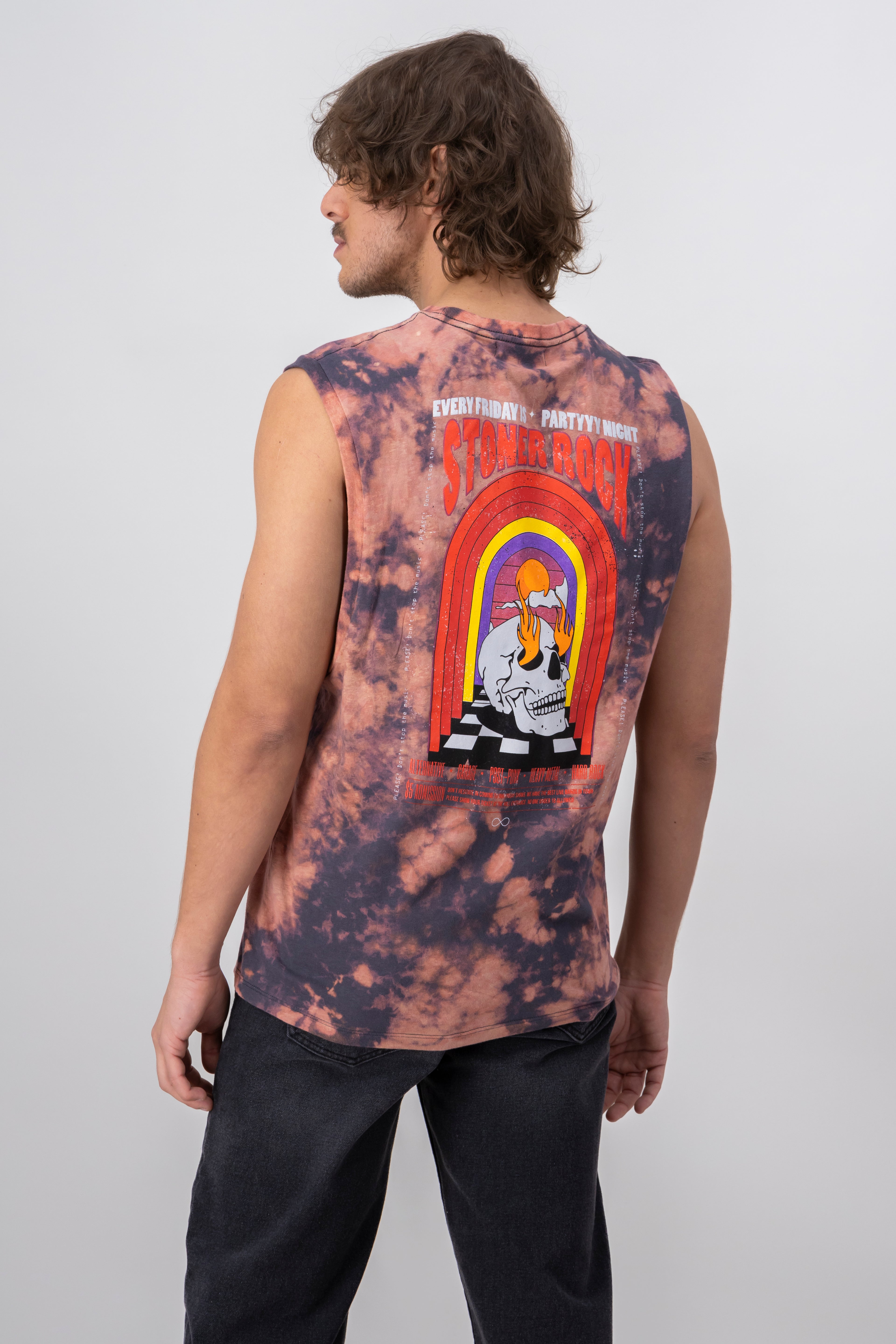 Tank Top Cuello Redondo Rock Festival ACID MEDIO