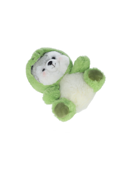 Husky stuffed disguised GREEN