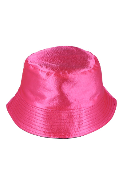 Bucket hat satinado ROSA