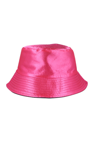 Bucket hat satinado ROSA