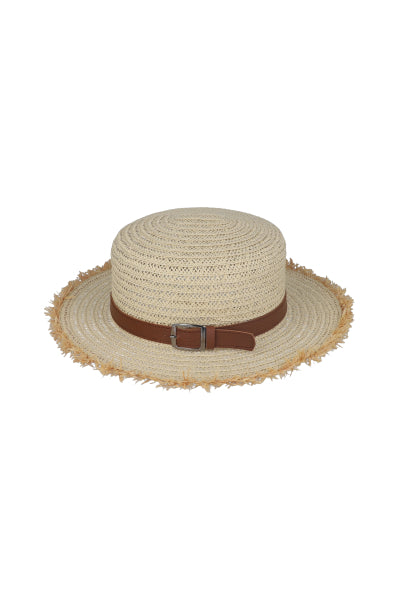 Sombrero campesino cinturón BEIGE