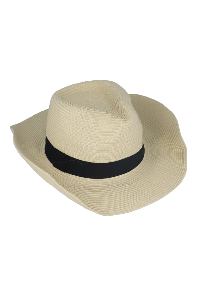 Sombrero vaquero cinturón BEIGE