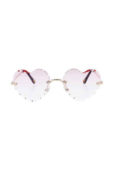 Lentes corazones degradado ROSA