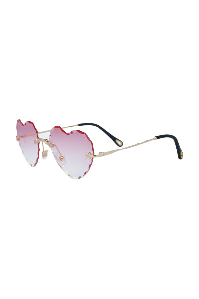 Lentes corazones degradado ROSA