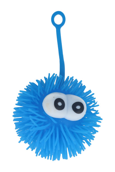 Squishy peludo ojos saltones AZUL