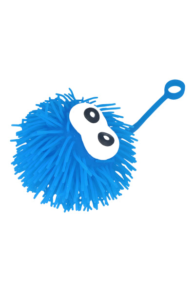 Squishy peludo ojos saltones AZUL