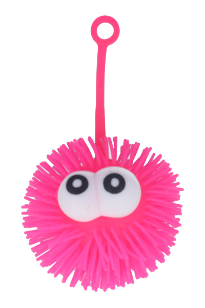 Squishy peludo ojos saltones ROSA