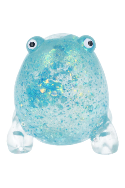 Squishy rana glitter AZUL