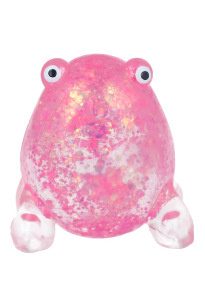 Squishy rana glitter ROSA