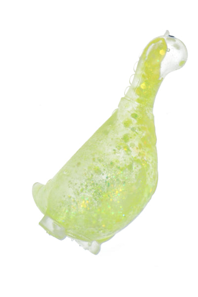 Squishy dinosaurio glitter AMARILLO