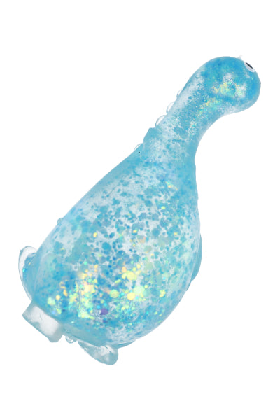 Squishy dinosaurio glitter AZUL