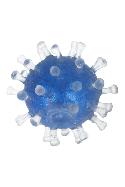 Squishy virus glitter AZUL