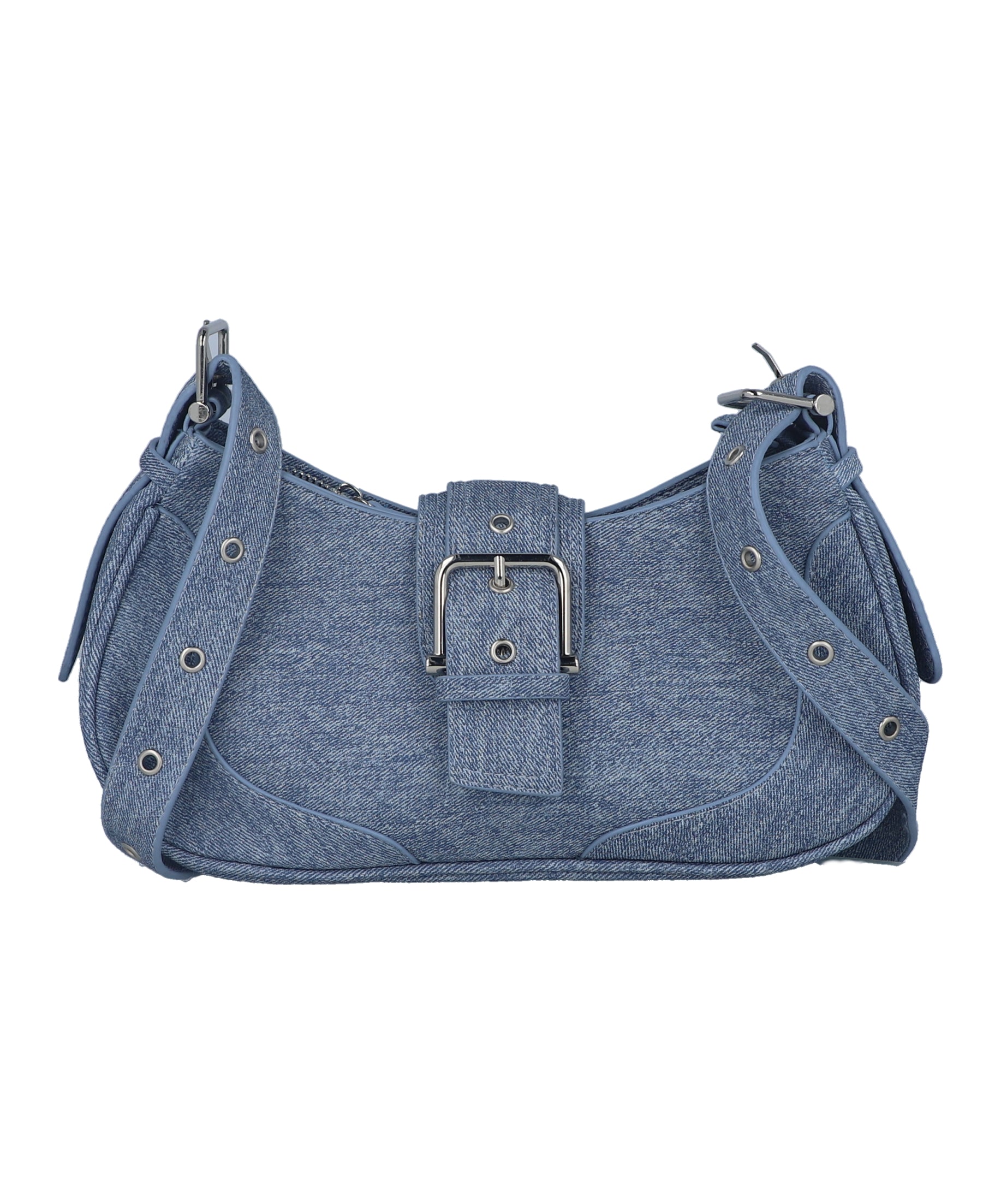 Bolsa baguette denim hebillas MEDIUM WASH