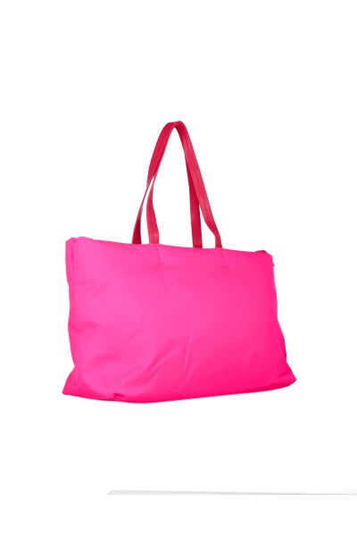 Bolsa Tote Nylon Grande ROSA NEON