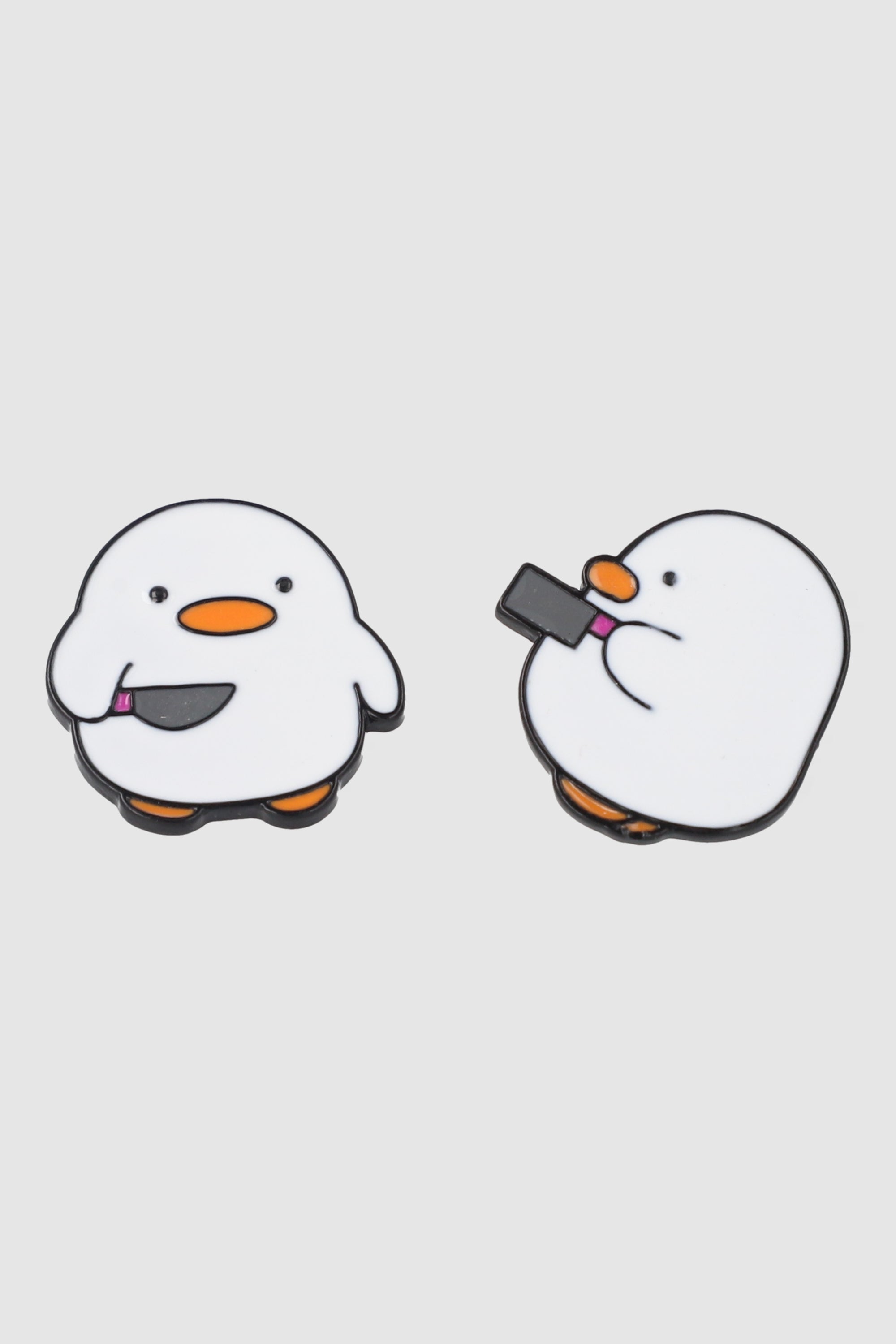 Threatening duckling pin WHITE
