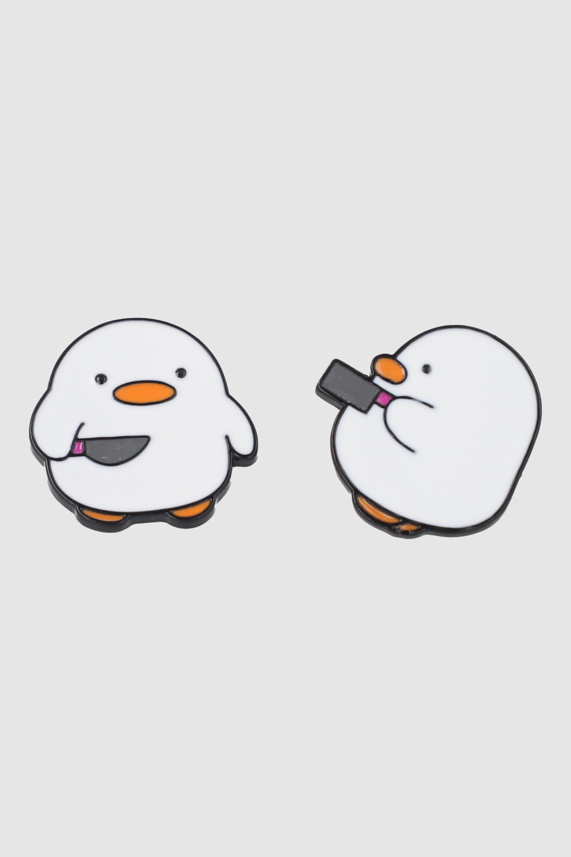 Threatening duckling pin WHITE