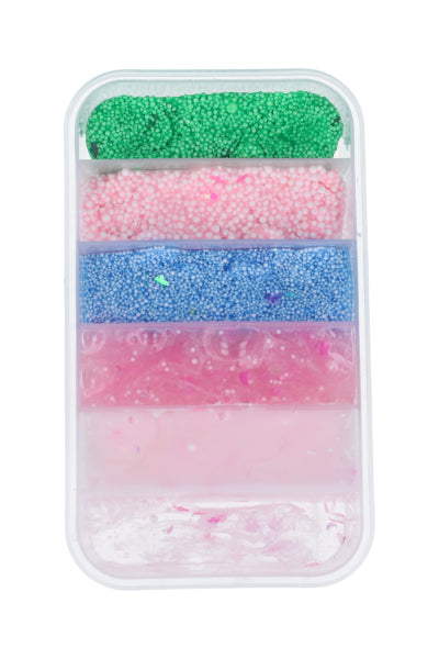 Rainbow moldable rubber box Glitter MULTICOLORED