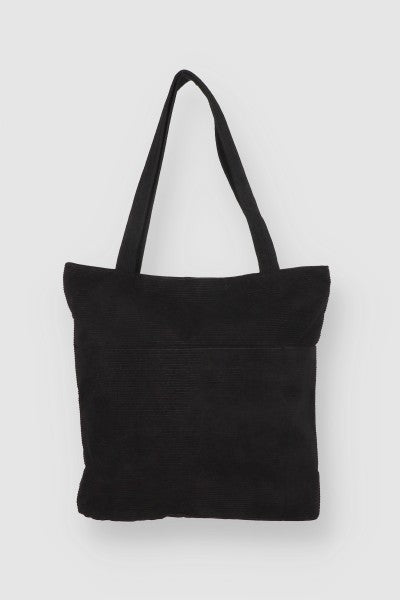 Bolsa Tote Pana NEGRO