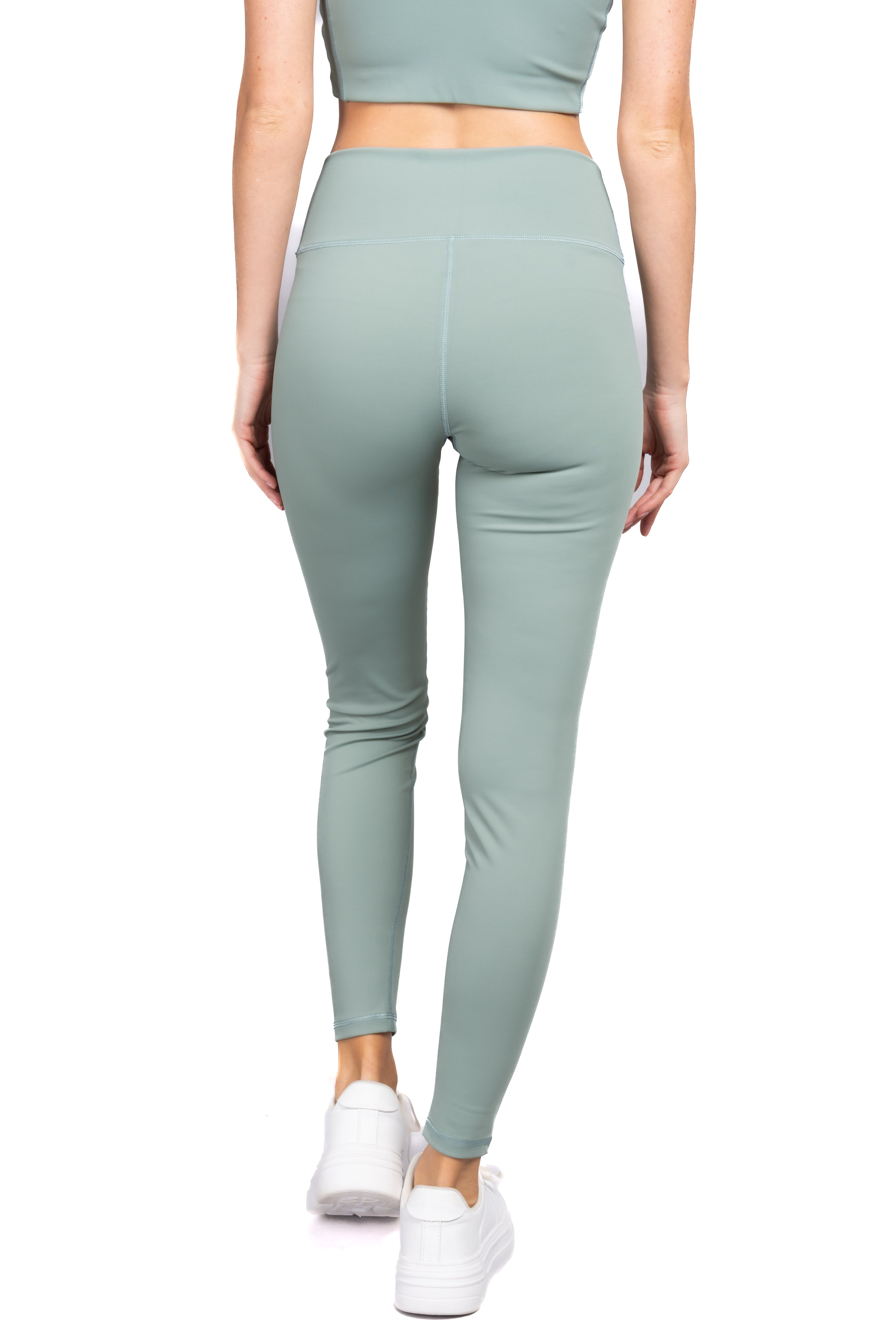 Leggings seamless cintura ancha VERDE CLARO