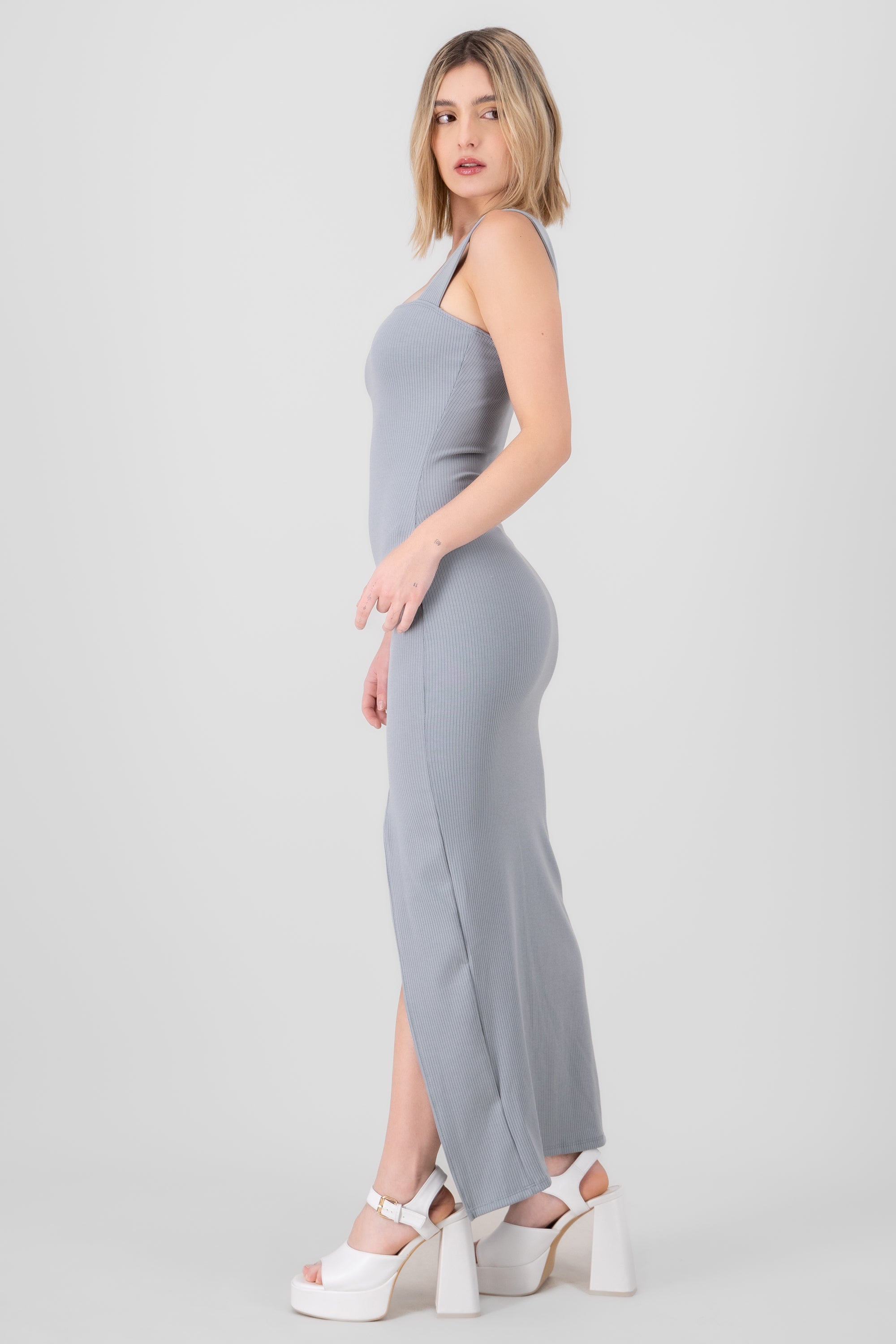 Maxi clothing opening Light gray