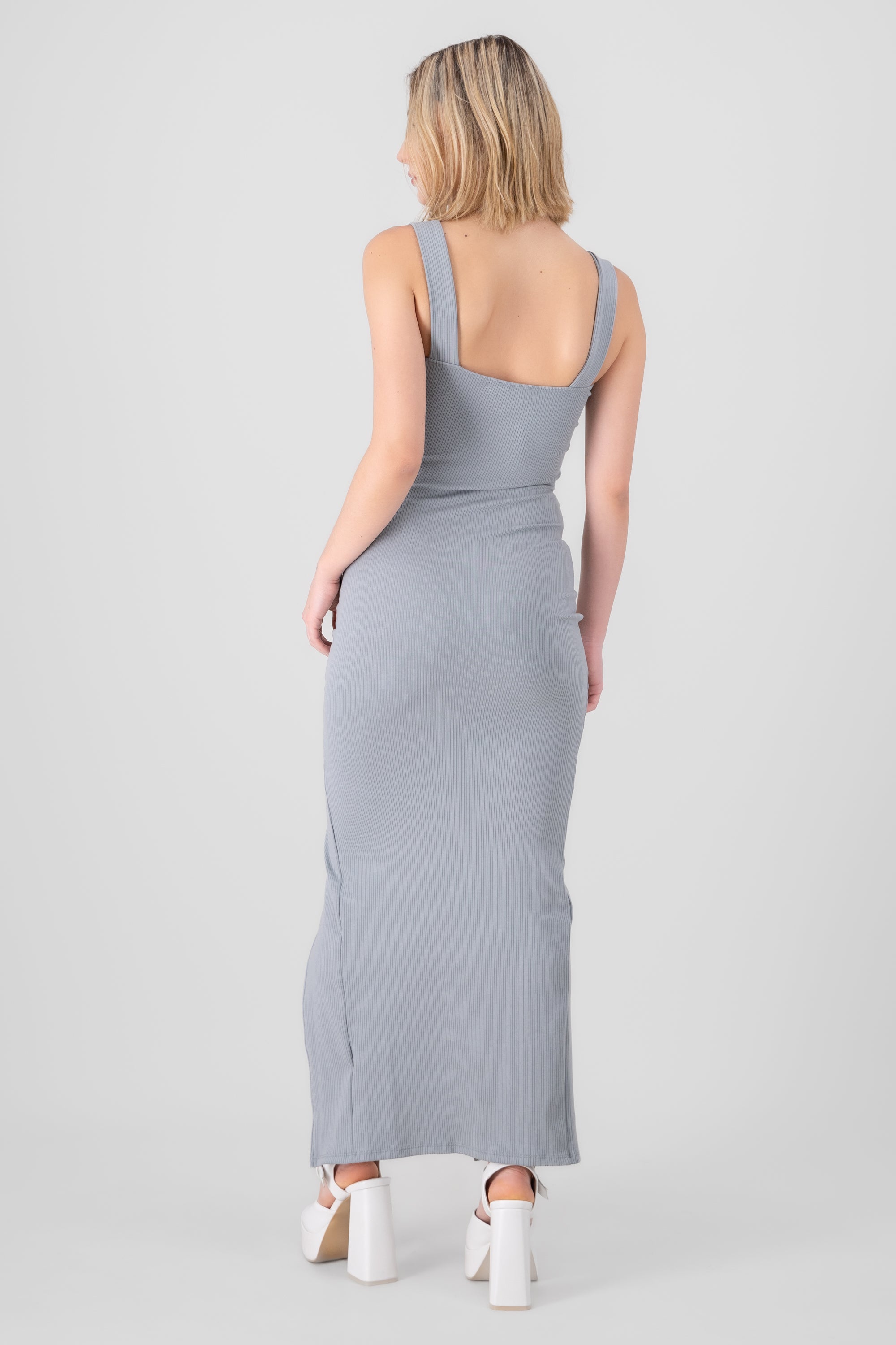 Maxi clothing opening Light gray