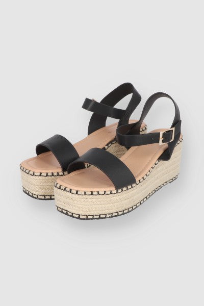 Sandal Platform Yujte Puntada Stretch BLACK