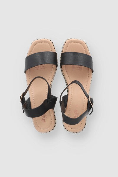 Sandal Platform Yujte Puntada Stretch BLACK