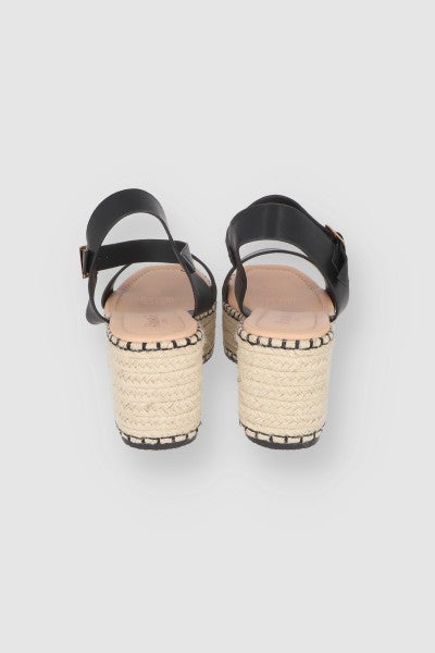 Sandal Platform Yujte Puntada Stretch BLACK