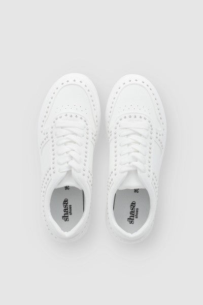 Tenis Casual Brillos Grandes BLANCO