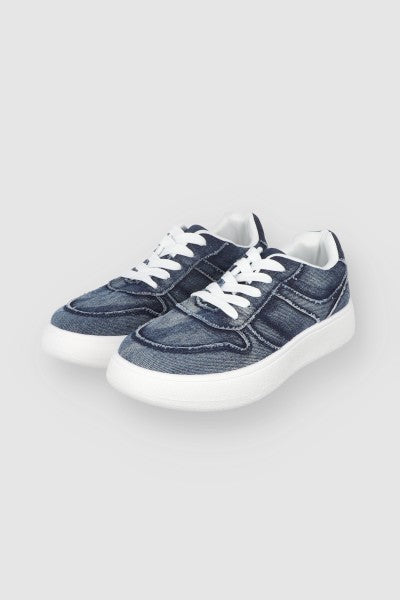 Tenis Denim Costuras DARK WASH