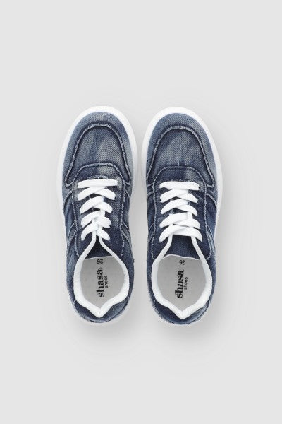 Tenis Denim Costuras DARK WASH