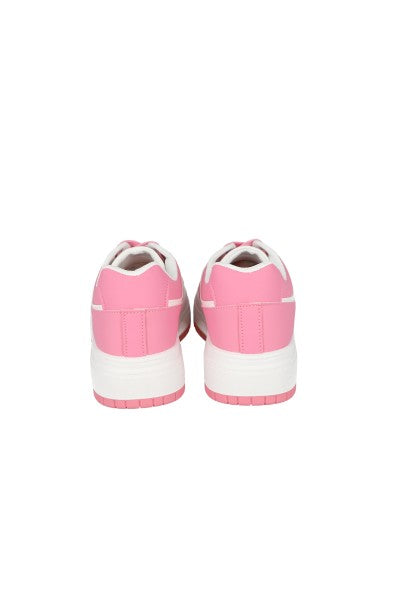 Tenis Casuales Bicolor Plataforma ROSA