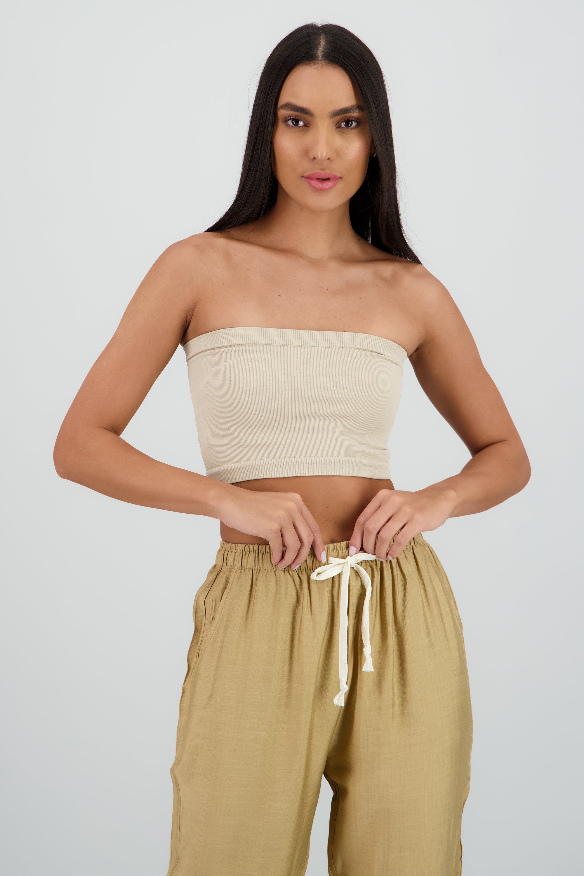 Top Tubo Strapless Rib ARENA