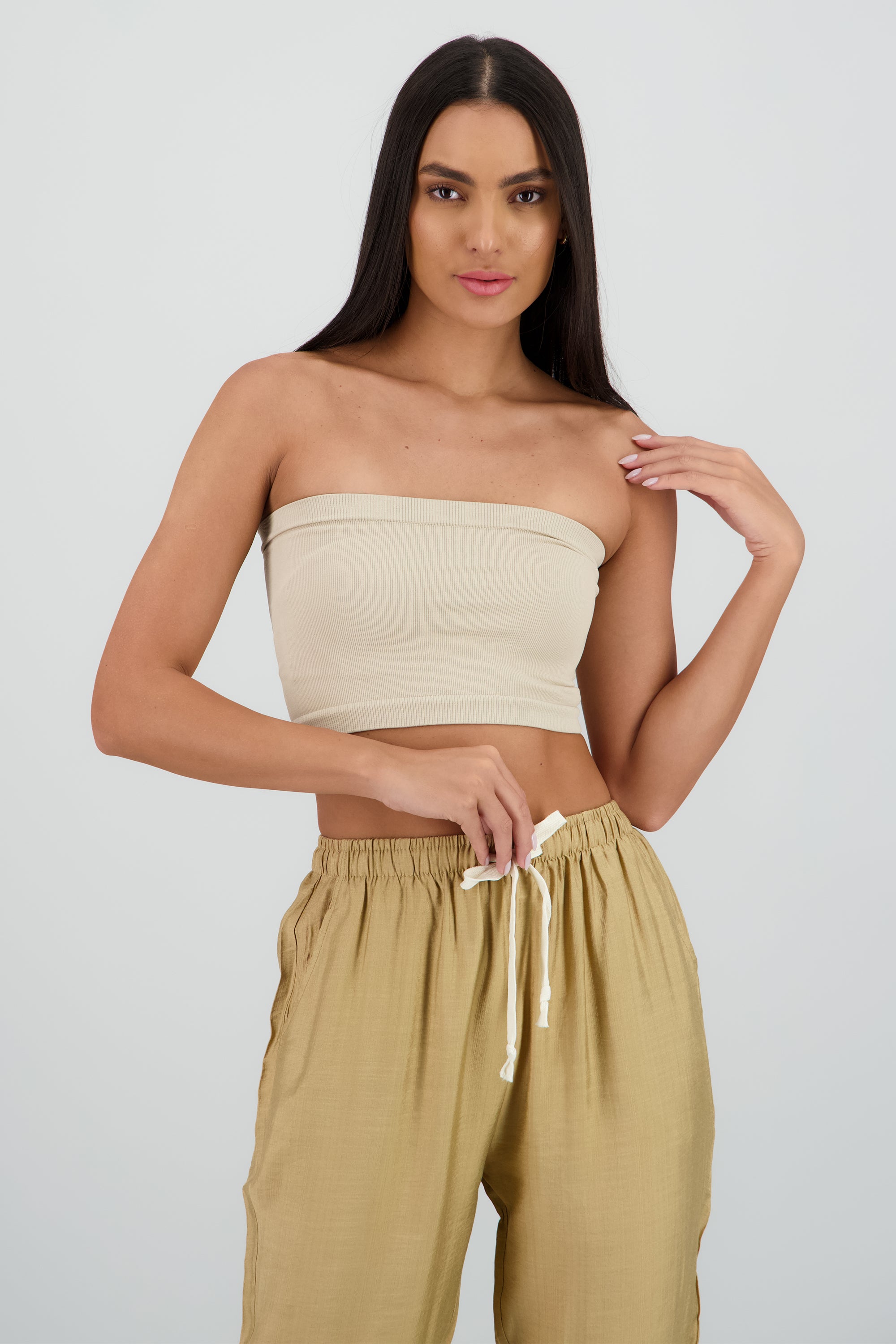 Top Tubo Strapless Rib ARENA