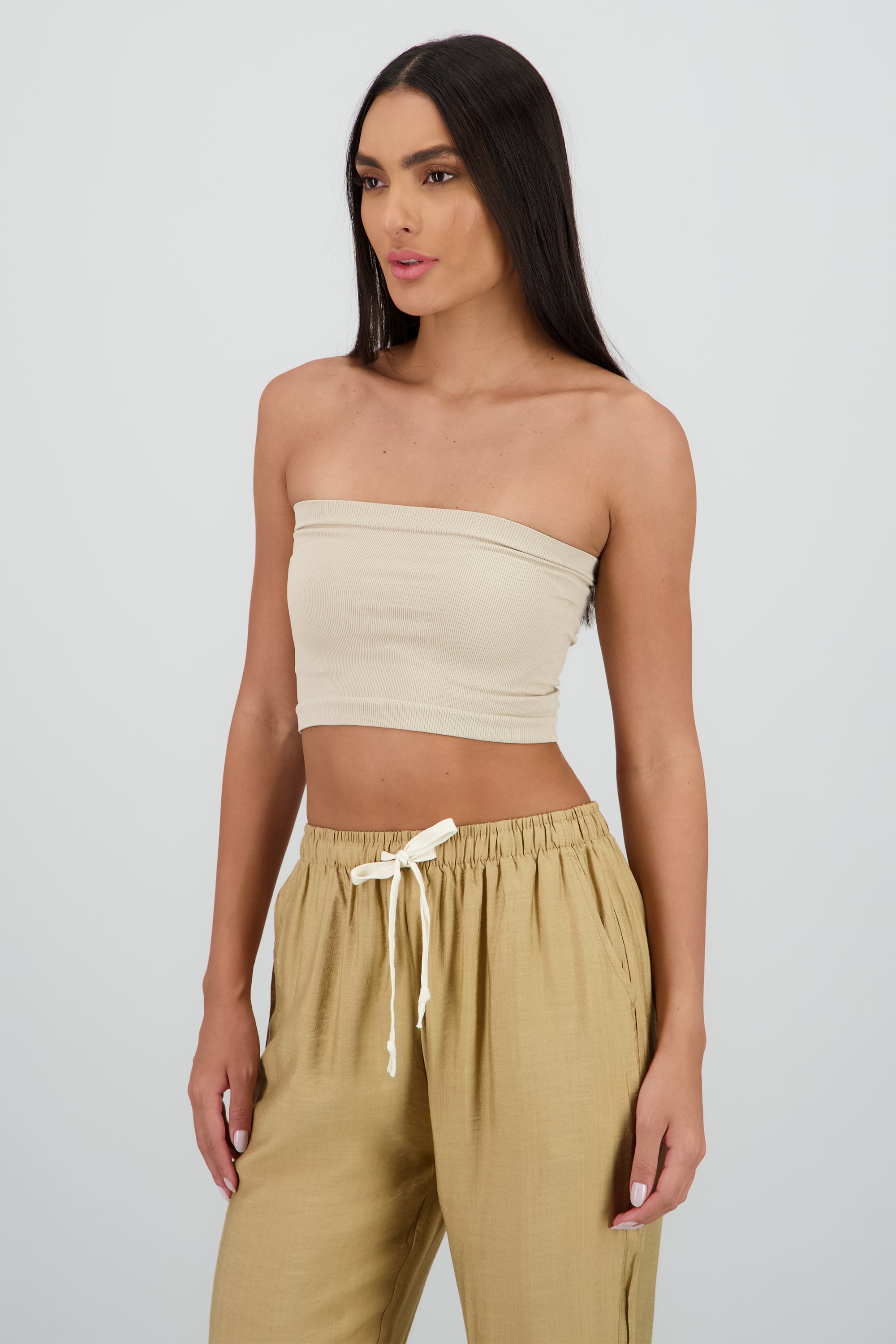 Top Tubo Strapless Rib ARENA