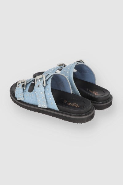 Sandal Texture Two buckles Medium Wash